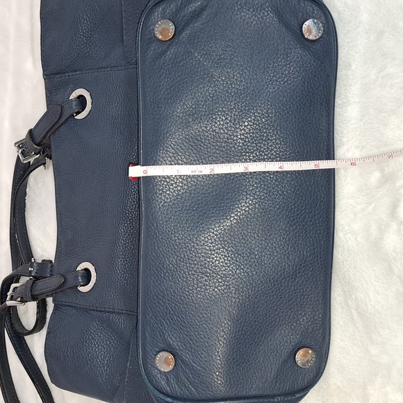Michael Kors- Authentic  Navy Leather Bag - Picture 14 of 16